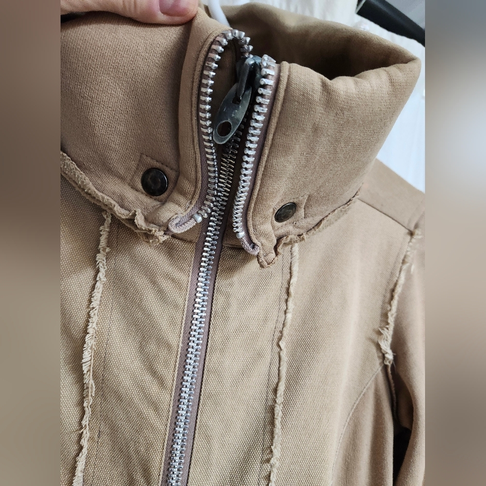 Vintage, Distressed, Tan Colored, The People Have Spoken Coat. Final Price! - Picture 2 of 15